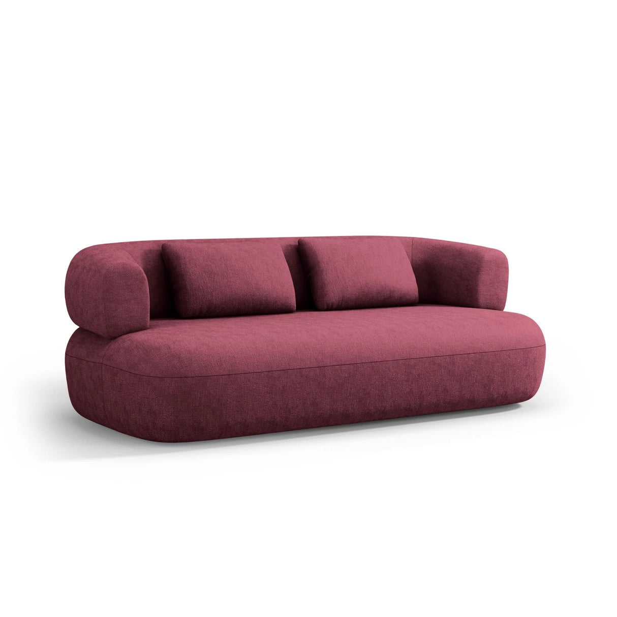 Jenny 2-Sitzer Sofa mit Bezug aus Chenille (PeHa59) in Kirschbaum, 178x90 cm – Bild 3