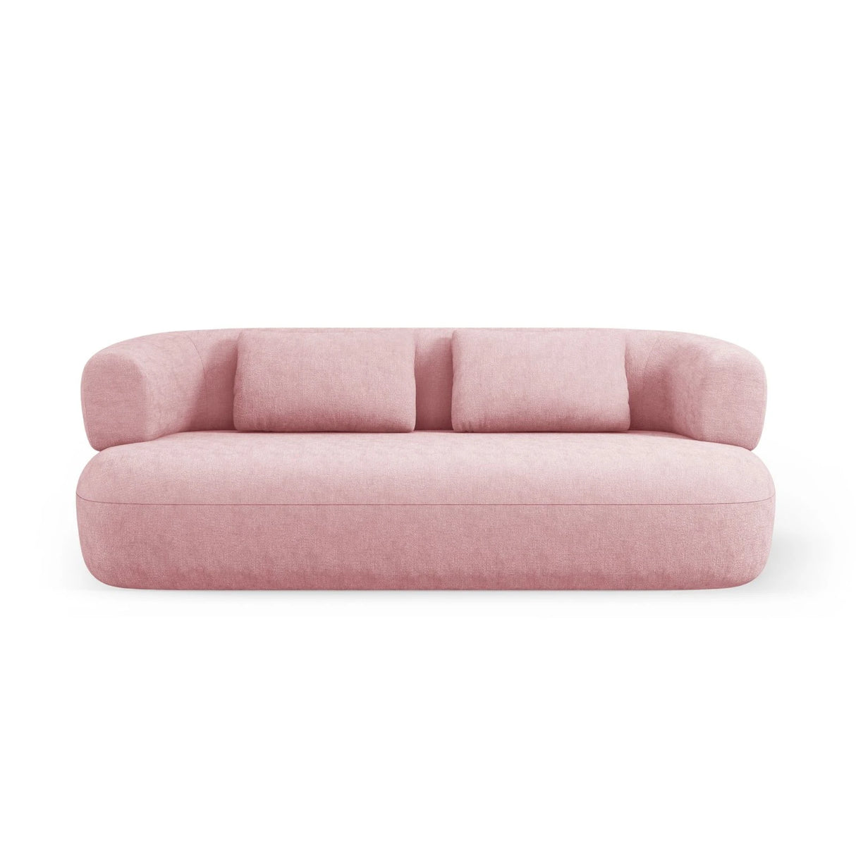 Jenny 2-Sitzer Sofa mit Bezug aus Chenille (PeHa63) in Rosa, 178x90 cm – Bild 1
