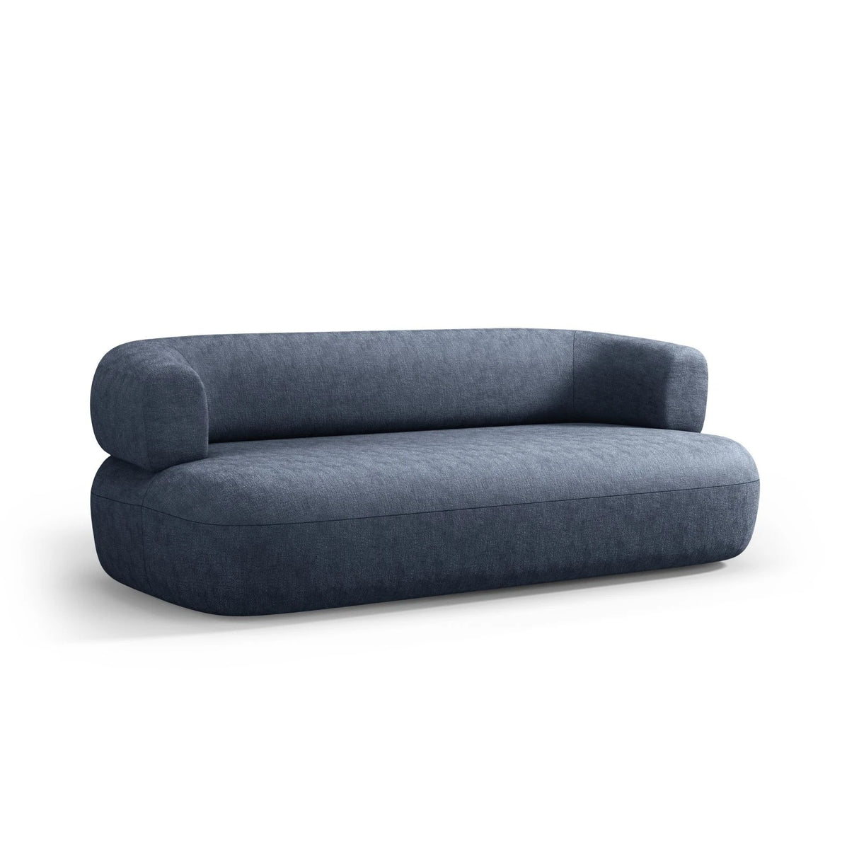 Jenny 2-Sitzer Sofa mit Bezug aus Chenille (PeHa77) in Dunkelblau, 178x90 cm – Bild 5