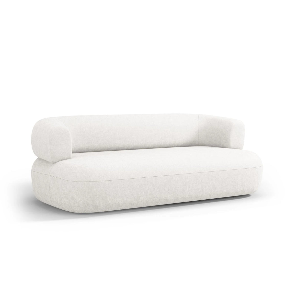 Jenny 2-Sitzer Sofa mit Bezug aus Samt, Boucle oder Chenille, 178x90 cm – Bild 5