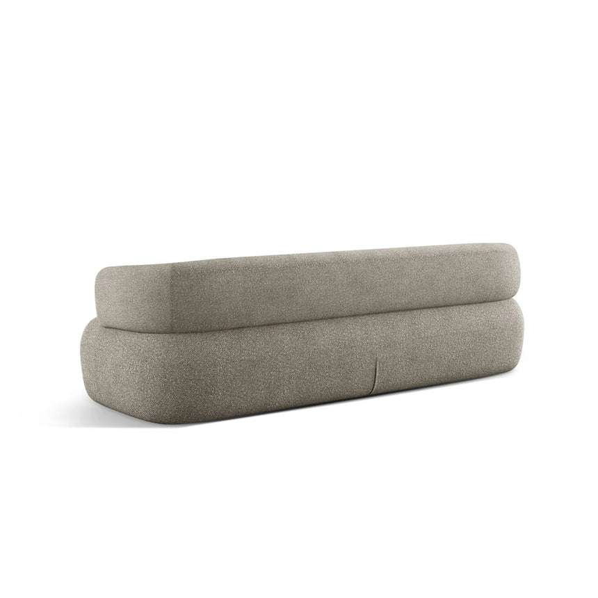 Jenny 4-Sitzer Sofa mit Bezug aus Boucle (ASCTOFE) in Hellgrau, 226x90 cm – Bild 5