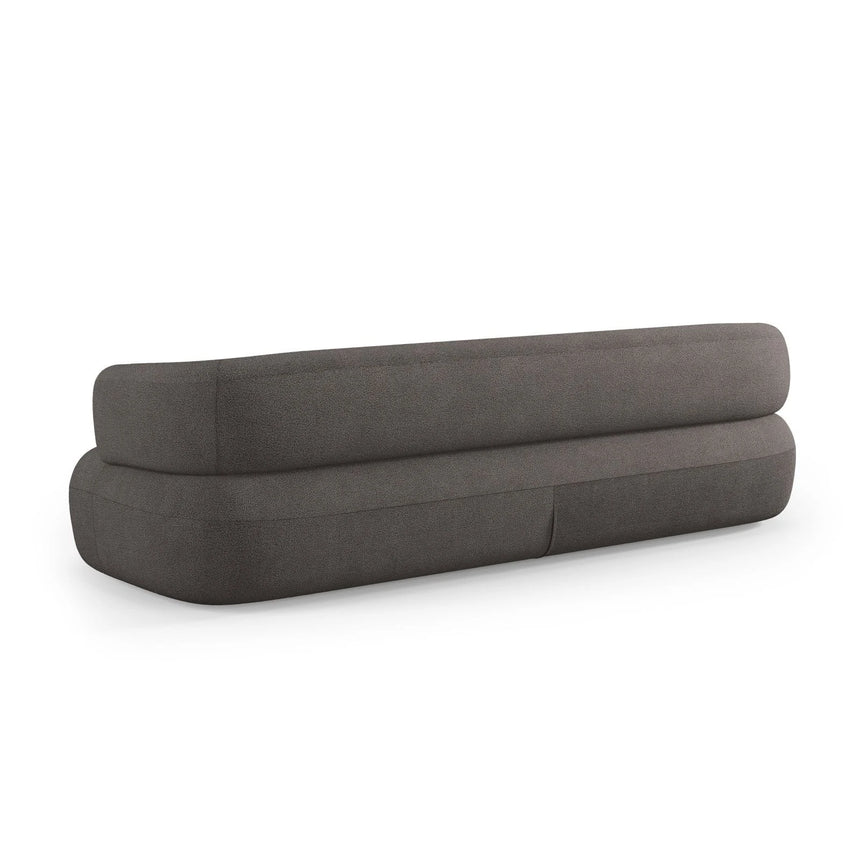 Jenny 4-Sitzer Sofa mit Bezug aus Boucle (NoN92) in Grau, 226x90 cm – Bild 5