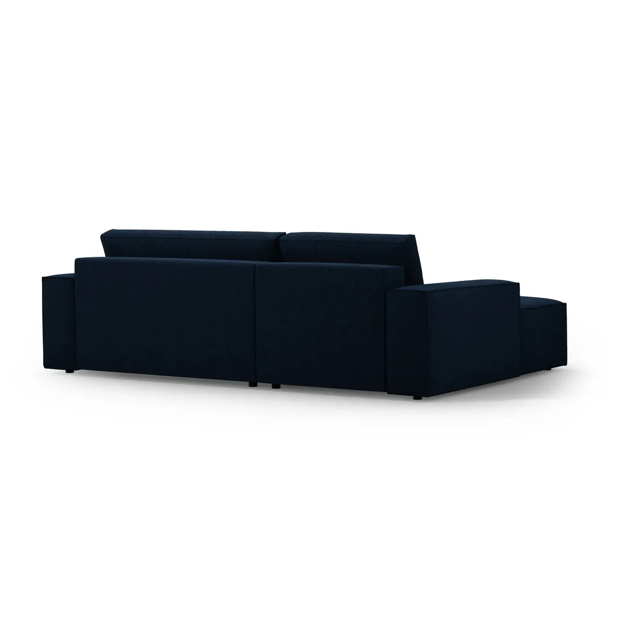 Jodie 3-Sitzer Ecksofa Links mit Schlaffunktion und Bettkasten mit Bezug aus Samt, Strukturstoff oder Boucle, 246x151 cm - ZEN ZONE Furniture