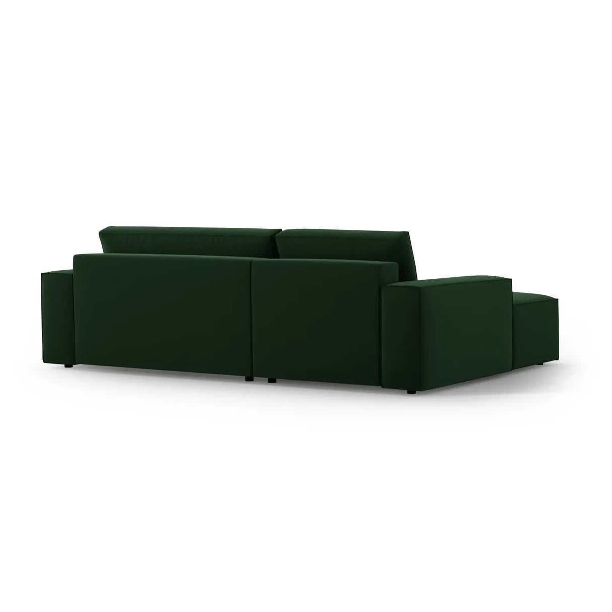 Jodie 3-Sitzer Ecksofa Links mit Schlaffunktion und Bettkasten mit Bezug aus Samt, Strukturstoff oder Boucle, 246x151 cm - ZEN ZONE Furniture