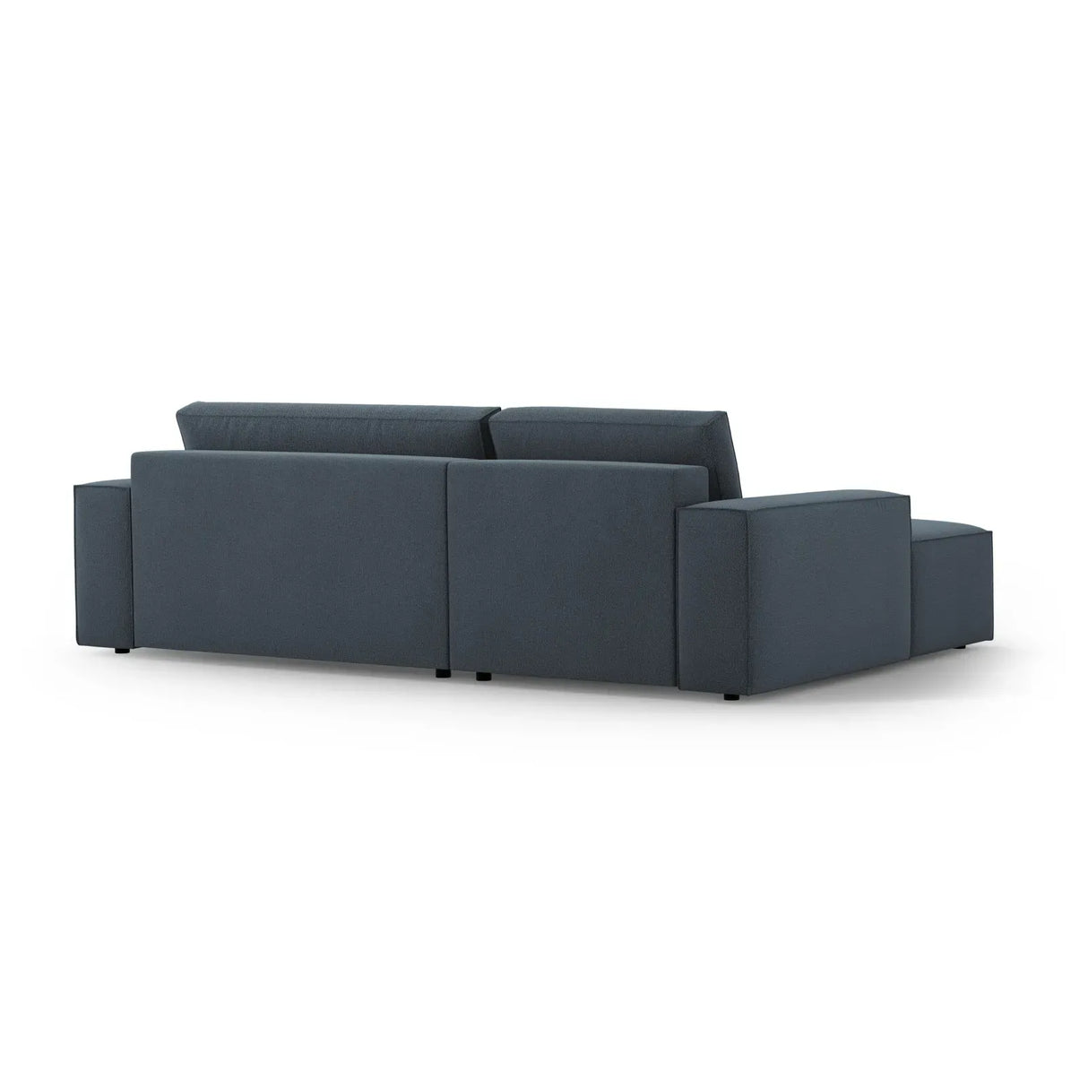 Jodie 3-Sitzer Ecksofa Links mit Schlaffunktion und Bettkasten mit Bezug aus Samt, Strukturstoff oder Boucle, 246x151 cm - ZEN ZONE Furniture