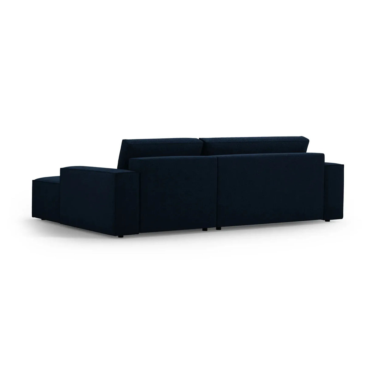 Jodie 3-Sitzer Ecksofa Rechts mit Schlaffunktion und Bettkasten mit Bezug aus Samt, Strukturstoff oder Boucle, 246x151 cm - ZEN ZONE Furniture
