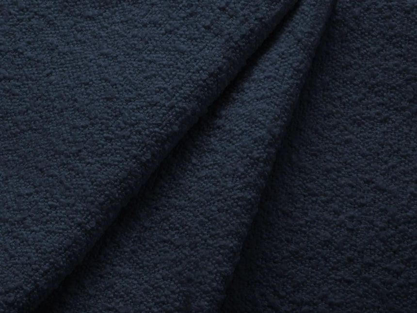 Jodie 3-Sitzer Ecksofa Rechts mit Schlaffunktion und Bettkasten mit Bezug aus Boucle (Bal2088) in Dunkelblau, 246x151 cm – Bild 9
