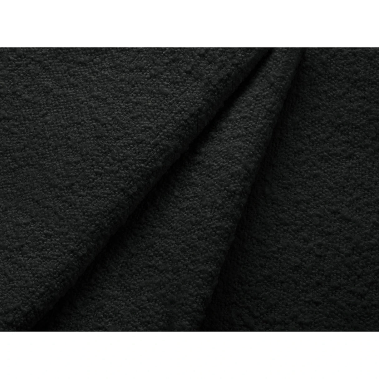 Jodie 3-Sitzer Sofa mit Schlaffunktion und Bettkasten, ausklappbar, aus Boucle (Bal2082) in Schwarz, 247x107 cm – Bild 8