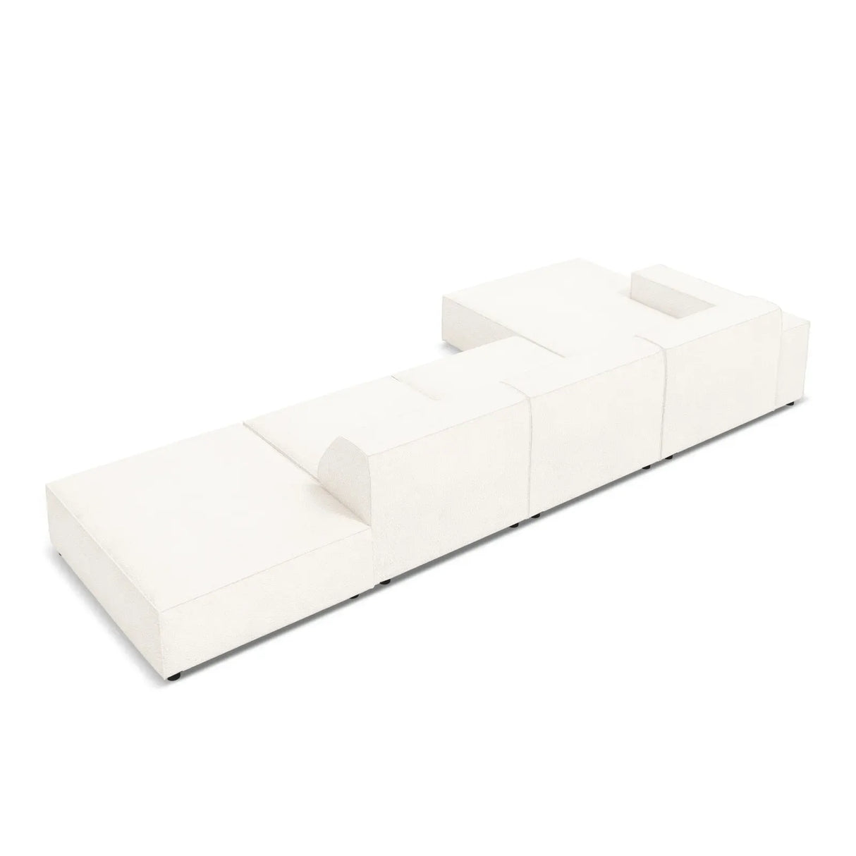 Jodie 4-Sitzer Ecksofa Links 341x166 cm - ZEN ZONE Furniture