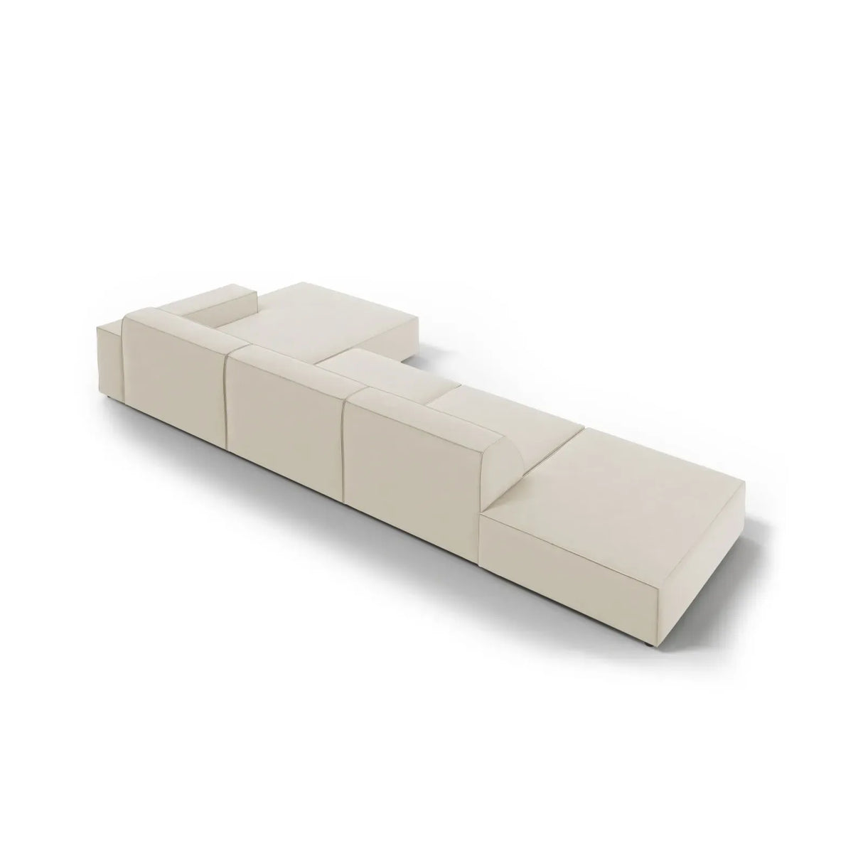 Jodie 4-Sitzer Ecksofa Rechts 341x166 cm - ZEN ZONE Furniture