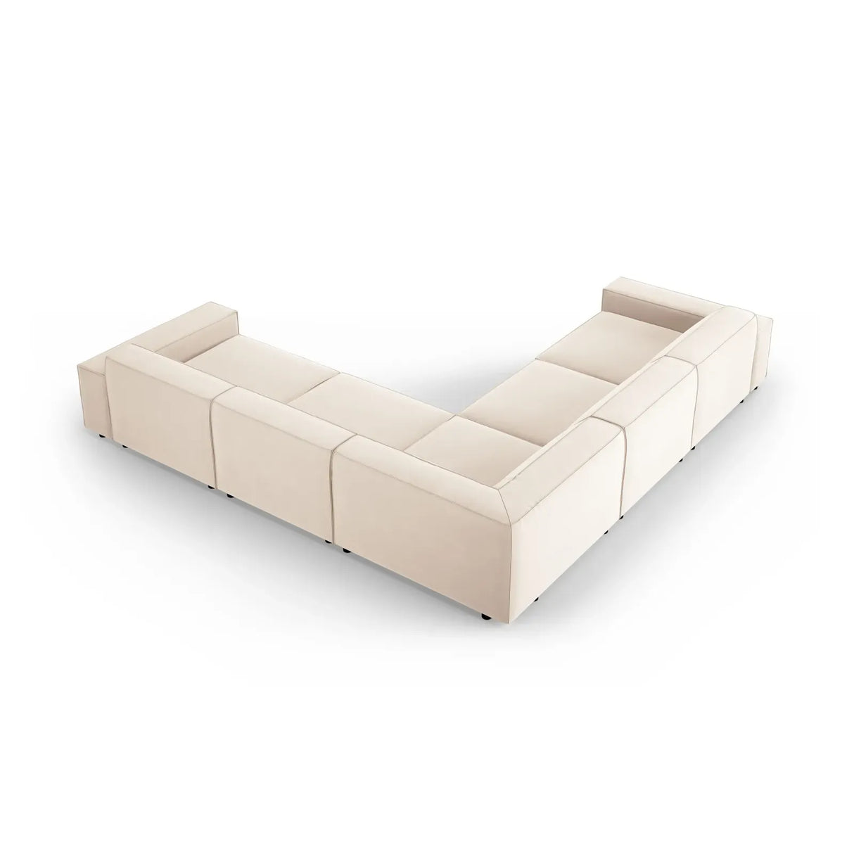 Jodie 5-Sitzer Ecksofa symmetrisch, 287x287 cm - ZEN ZONE Furniture