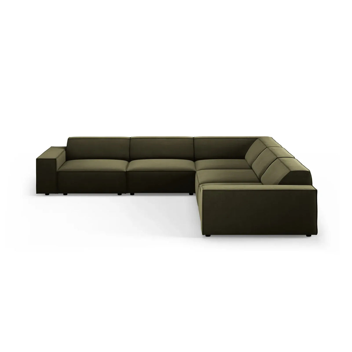 Jodie 5-Sitzer Ecksofa symmetrisch, 287x287 cm - ZEN ZONE Furniture