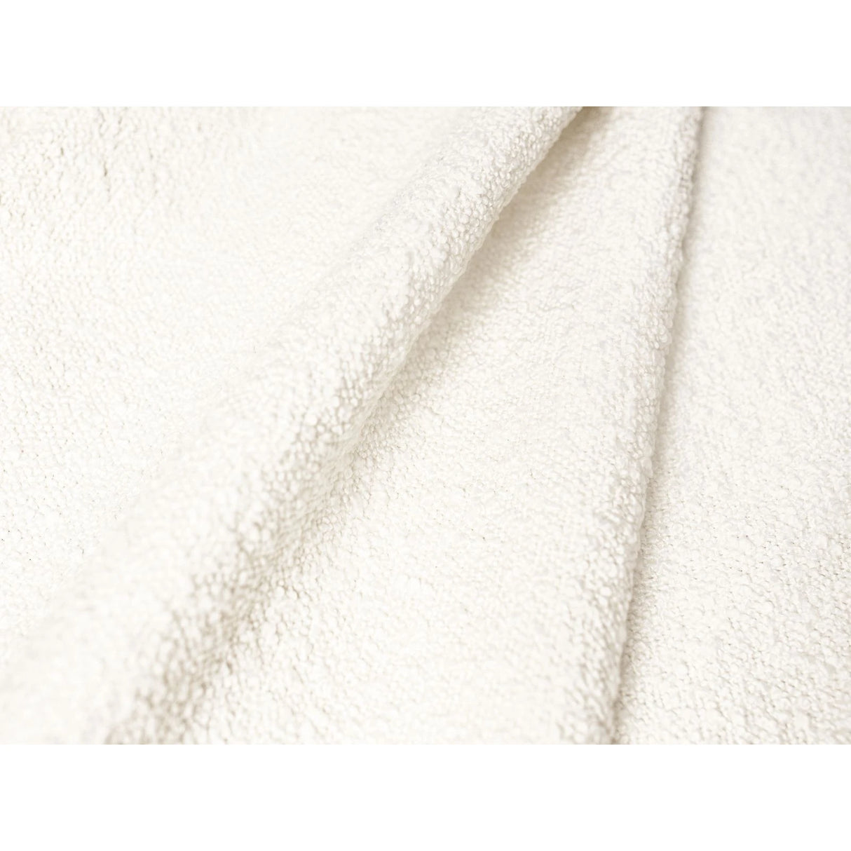 Jodie Pouf aus Boucle (AscNATA) in Beige, 102x80 cm – Bild 3