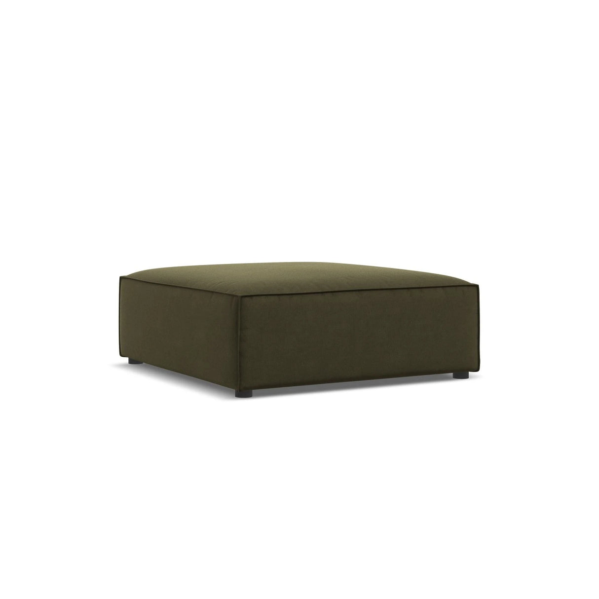 Jodie Pouf aus Samt (Blu77) in Grün, 102x80 cm – Bild 2