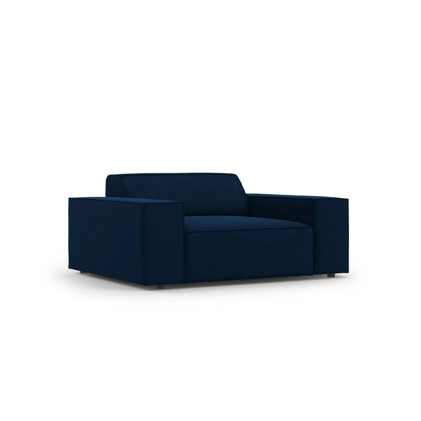 Jodie Sessel aus Samt (Blu86) in Königsblau, 124x102 cm – Bild 3