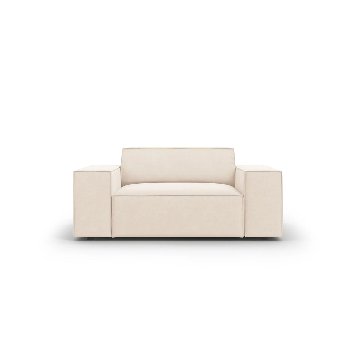 Jodie Sessel aus Samt oder Strukturstoff, 124x102 cm – Bild 1