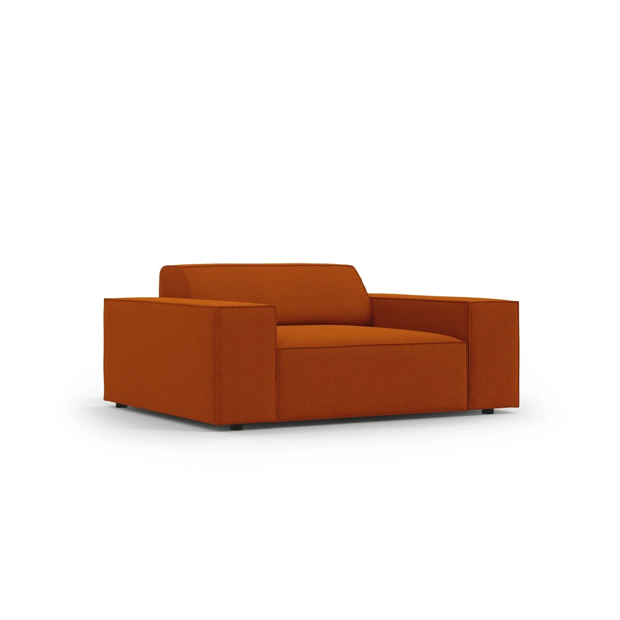 Jodie Sessel aus Strukturierter Stoff (Meg357) in Terrakotta, 124x102 cm – Bild 2