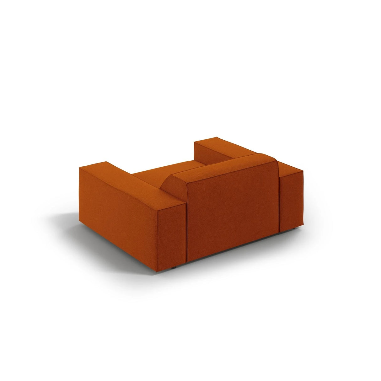 Jodie Sessel aus Strukturierter Stoff (Meg357) in Terrakotta, 124x102 cm – Bild 4