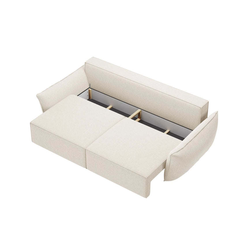 Kaelle 3-Sitzer Sofa mit Schlaffunktion, mit Bezug aus Chenille, 244x97 cm – Bild 4