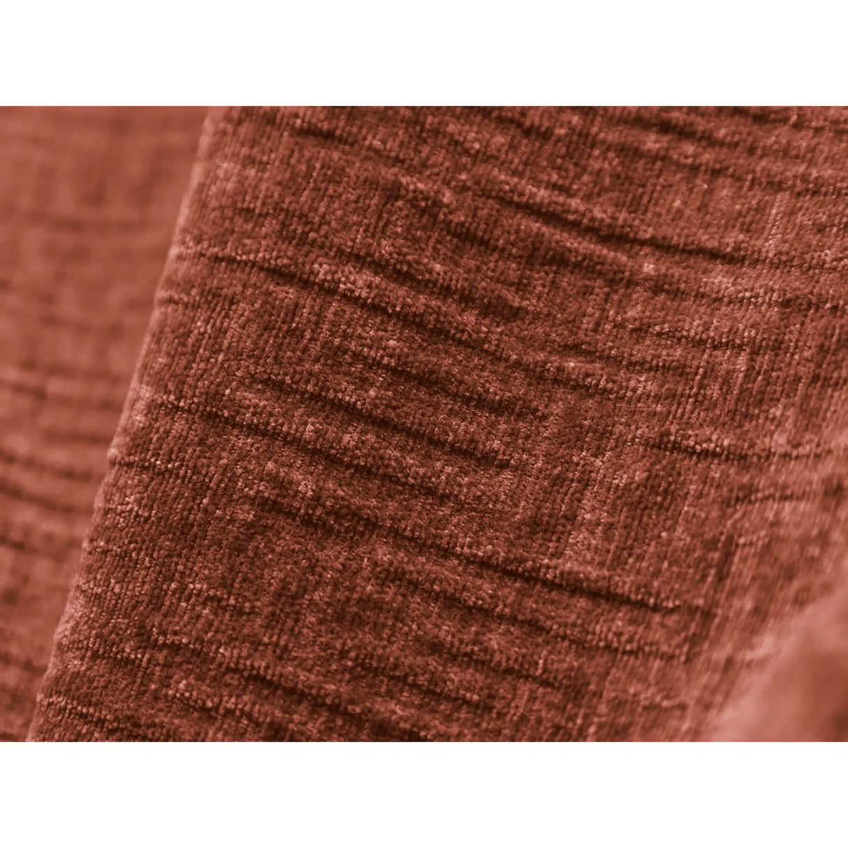 Kaelle 3-Sitzer Sofa Rechts offen, mit Bezug aus Chenille (OTH 57) in Terrakotta, 264x110 cm – Bild 5