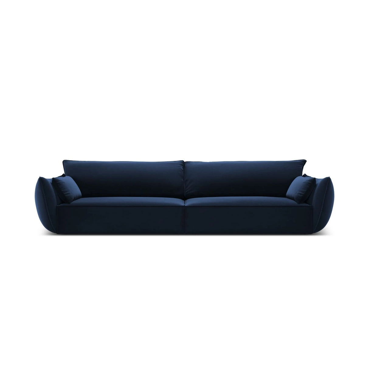 Kaelle 4-Sitzer Sofa mit Bezug aus Samt (Blu86) in Königsblau, 248x110 cm – Bild 1
