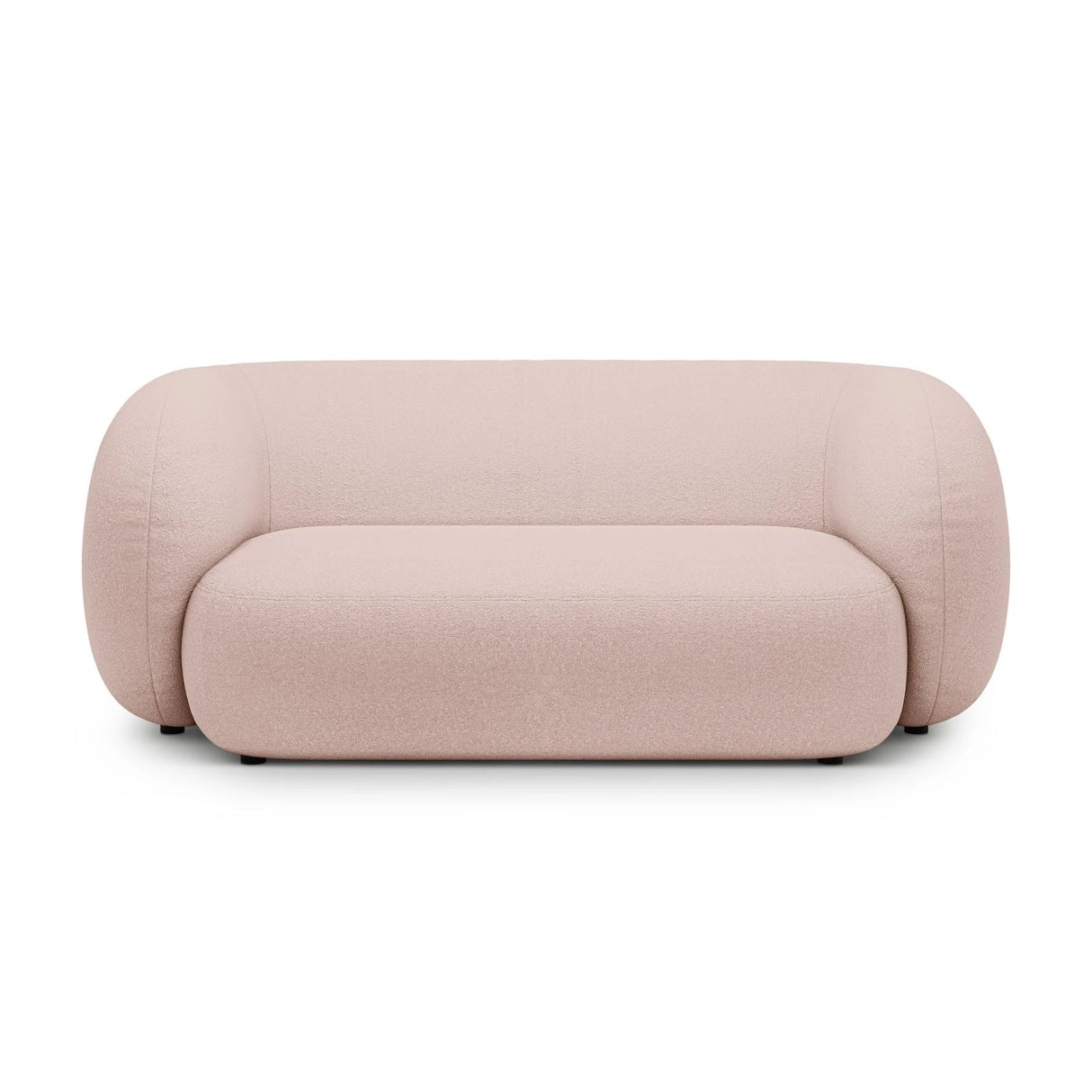 Kate 2-Sitzer Sofa aus Boucle (Baloo 2072) in Puderrosa, 183x99 cm – Bild 1