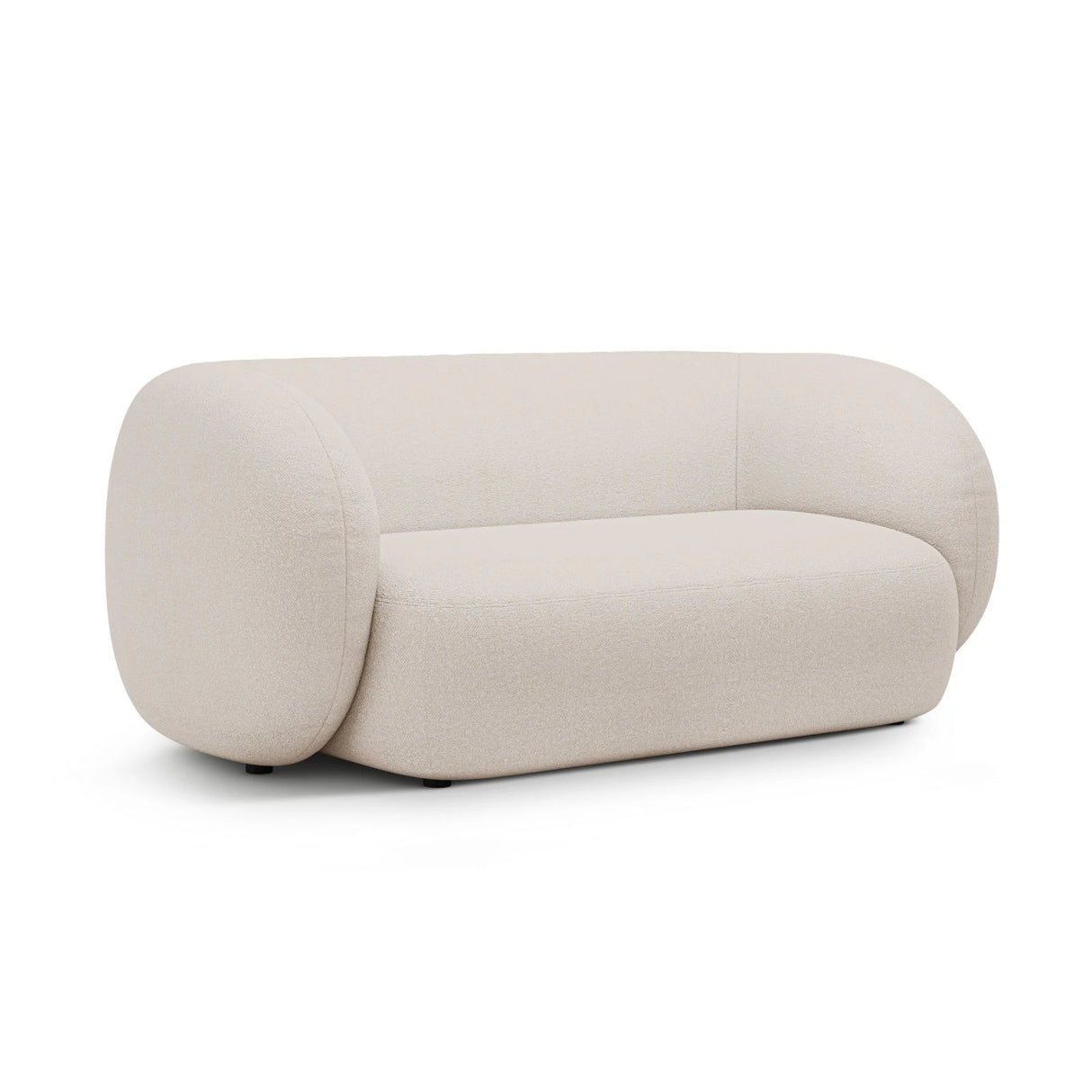 Kate 2-Sitzer Sofa aus Boucle (Baloo 2074) in Beige, 183x99 cm – Bild 2