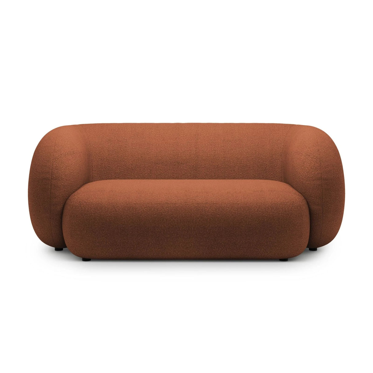 Kate 2-Sitzer Sofa aus Boucle (Baloo 2078) in Terrakotta, 183x99 cm – Bild 1