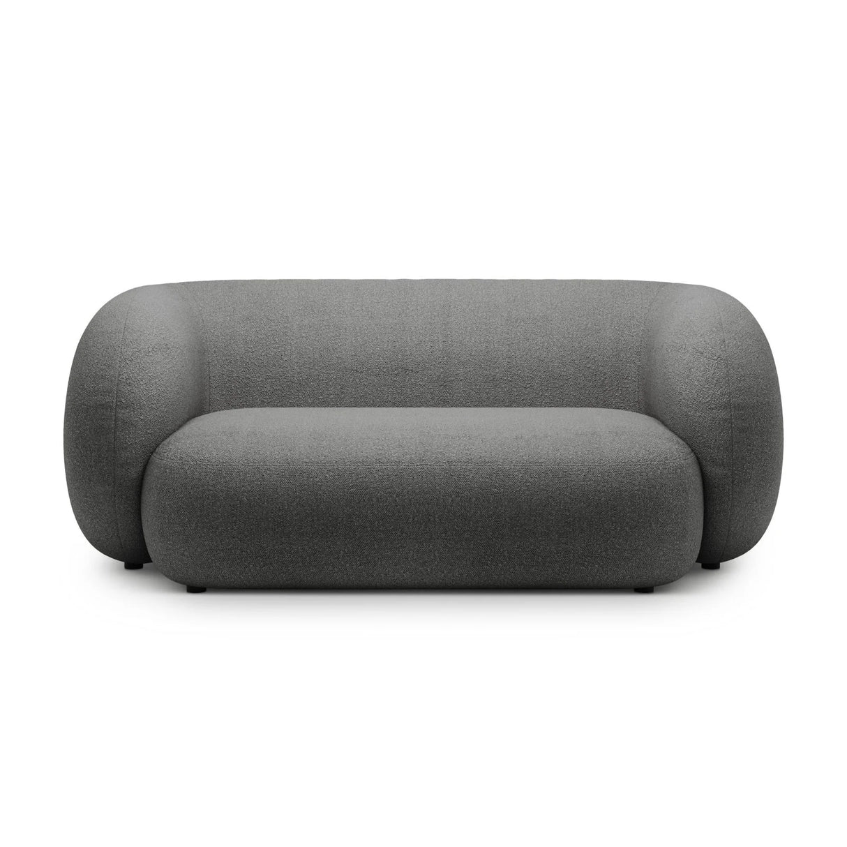 Kate 2-Sitzer Sofa aus Boucle (Baloo 2083) in Dunkelgrau, 183x99 cm – Bild 1