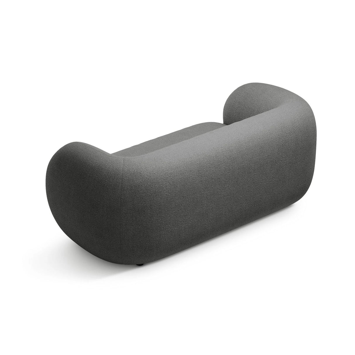 Kate 2-Sitzer Sofa aus Boucle (Baloo 2083) in Dunkelgrau, 183x99 cm – Bild 3