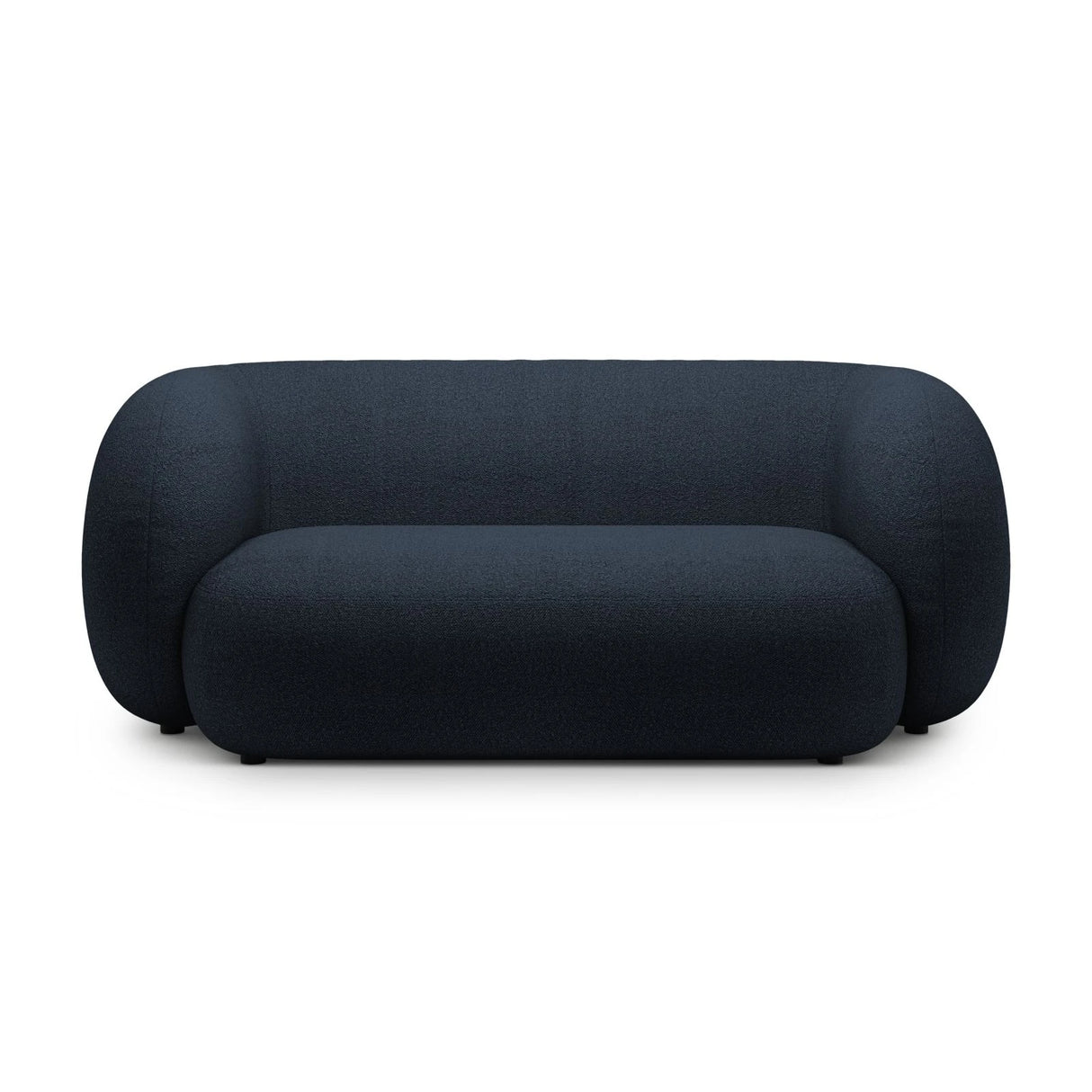 Kate 2-Sitzer Sofa aus Boucle (Baloo 2088) in Dunkelblau, 183x99 cm – Bild 1