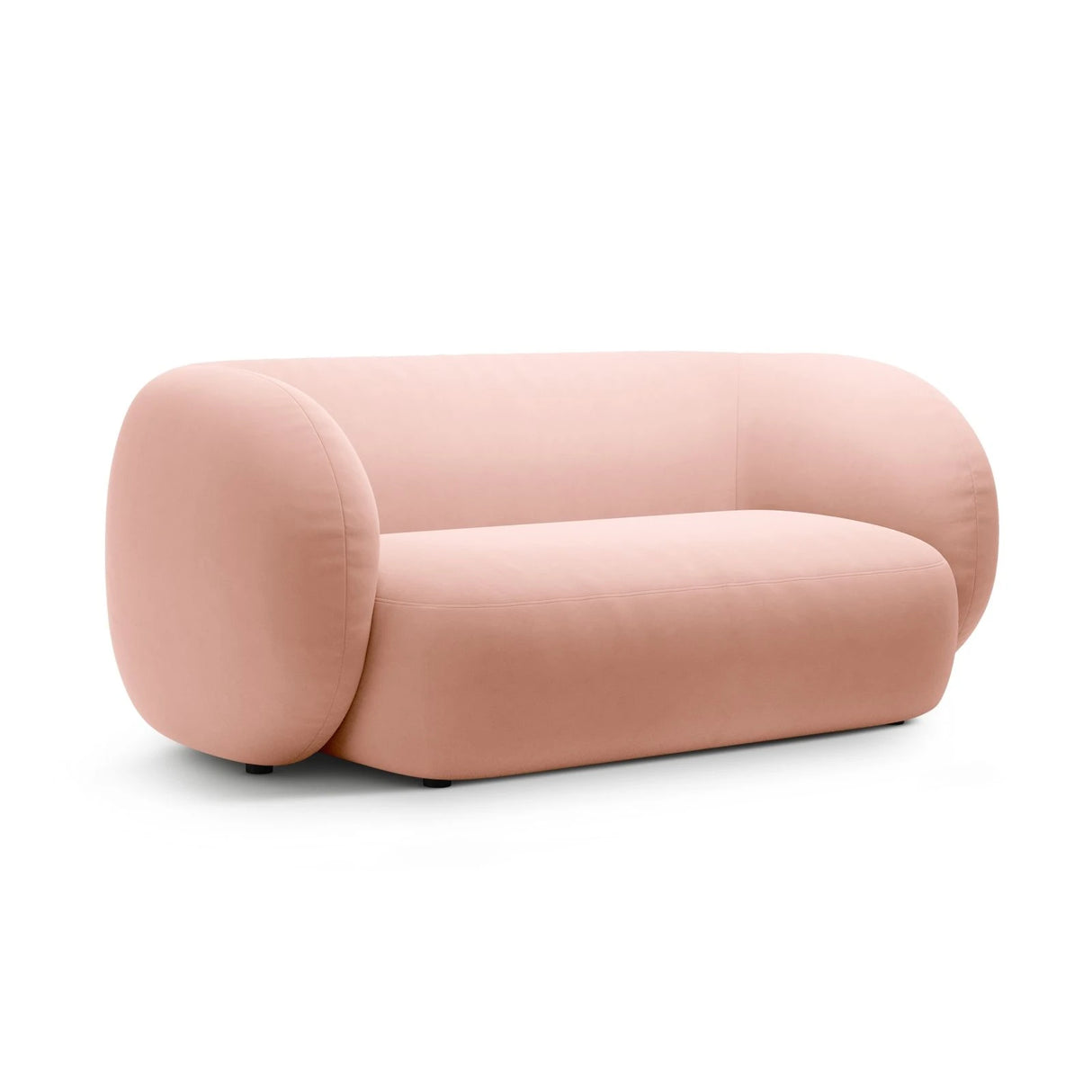 Kate 2-Sitzer Sofa aus Samt (Salvador 11) in Rosa, 183x99 cm – Bild 2