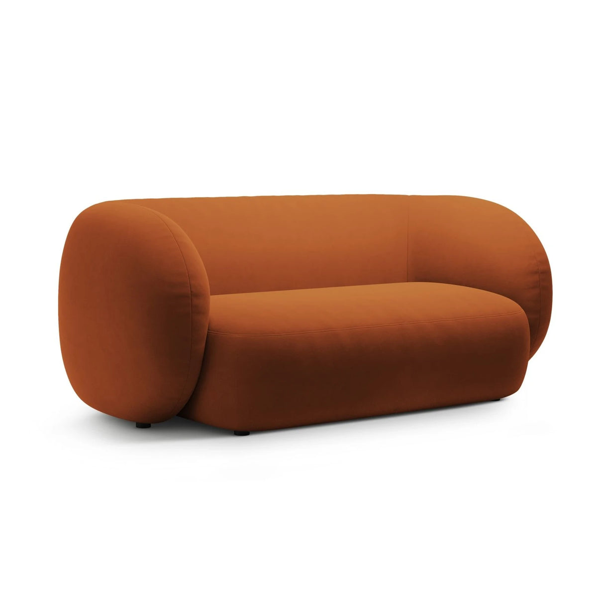 Kate 2-Sitzer Sofa aus Samt (Salvador 14) in Terrakotta, 183x99 cm – Bild 2