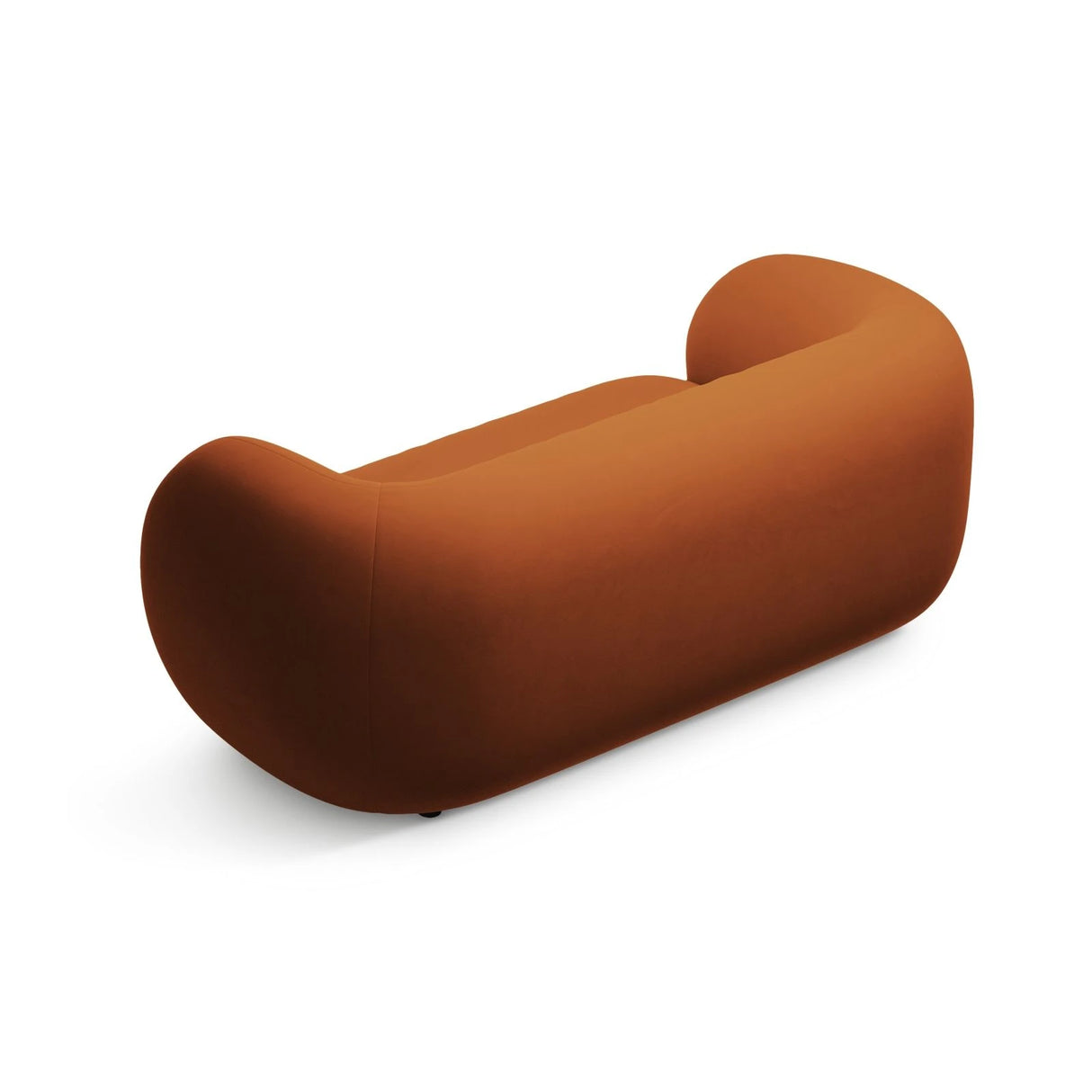 Kate 2-Sitzer Sofa aus Samt (Salvador 14) in Terrakotta, 183x99 cm – Bild 3