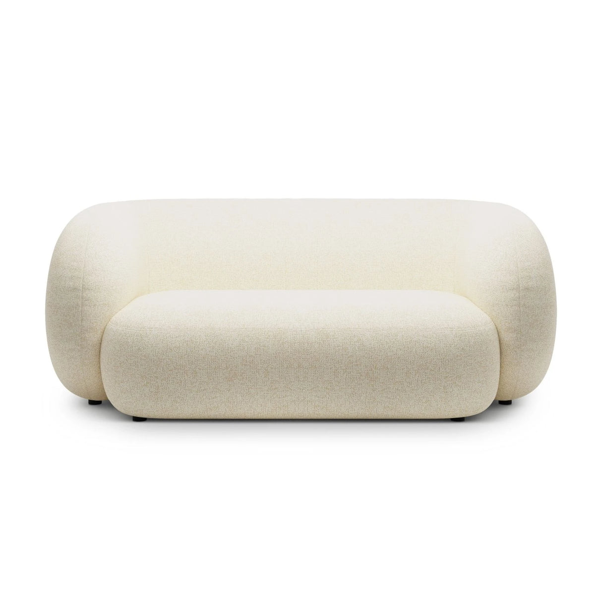 Kate 2-Sitzer Sofa aus Strukturierter Stoff (Puente 03) in Hellbeige melange, 183x99 cm – Bild 1