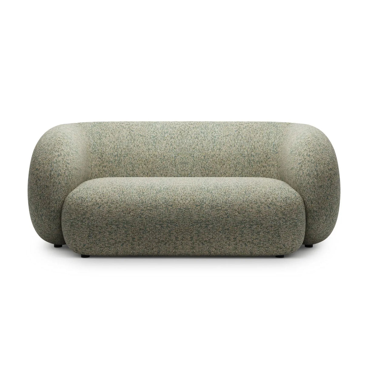 Kate 2-Sitzer Sofa aus Strukturierter Stoff (Puente 33) in Moss Green Melange, 183x99 cm – Bild 1