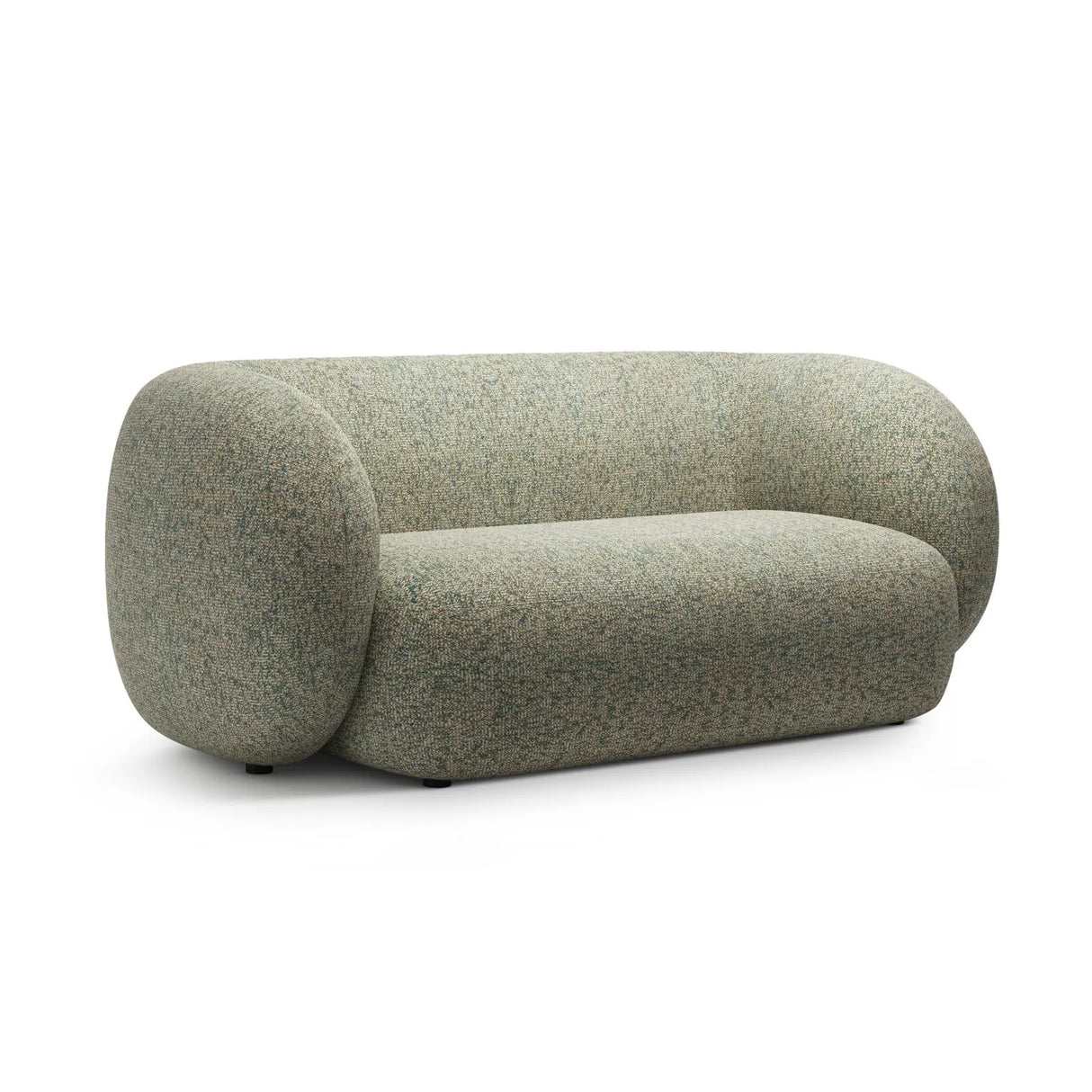 Kate 2-Sitzer Sofa aus Strukturierter Stoff (Puente 33) in Moss Green Melange, 183x99 cm – Bild 2