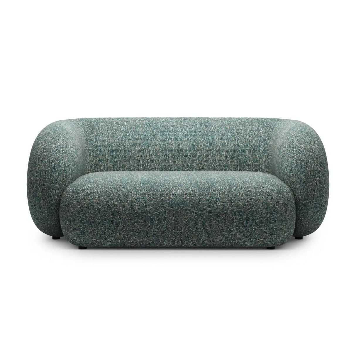 Kate 2-Sitzer Sofa aus Strukturierter Stoff (Puente 73) in Blaue melange, 183x99 cm – Bild 1