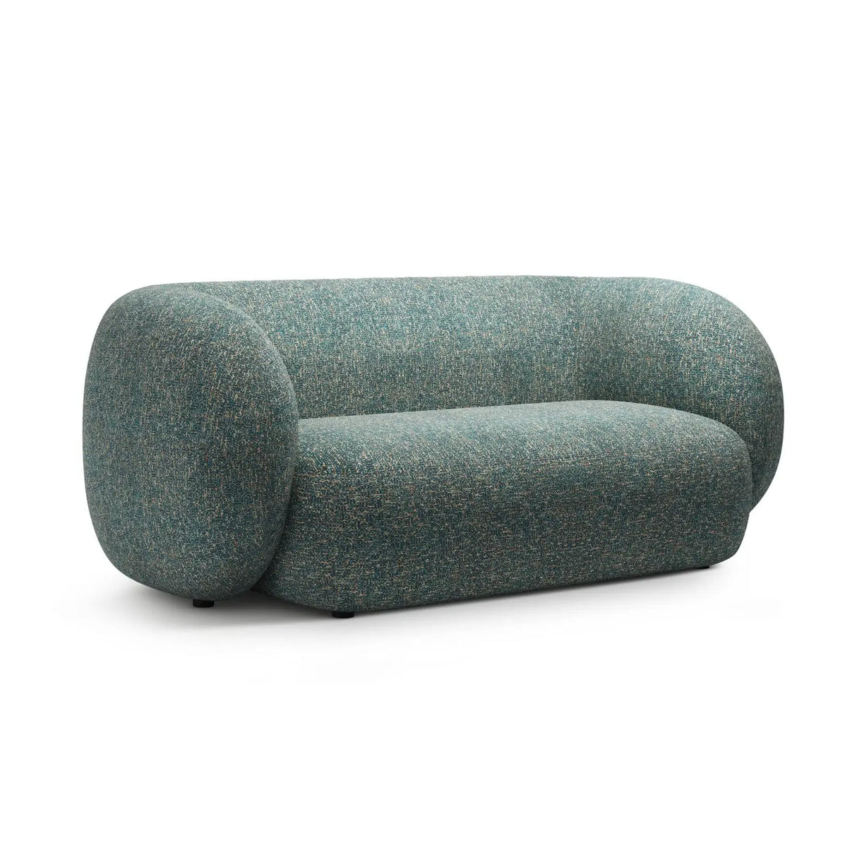 Kate 2-Sitzer Sofa aus Strukturierter Stoff (Puente 73) in Blaue melange, 183x99 cm – Bild 2