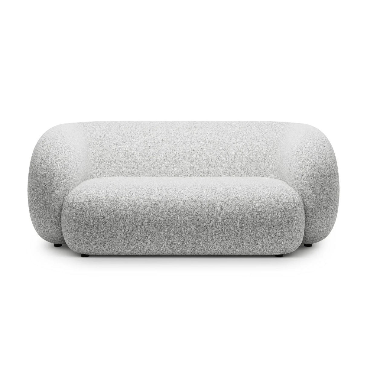 Kate 2-Sitzer Sofa aus Strukturierter Stoff (Puente 80) in Hellgrau melange, 183x99 cm – Bild 1