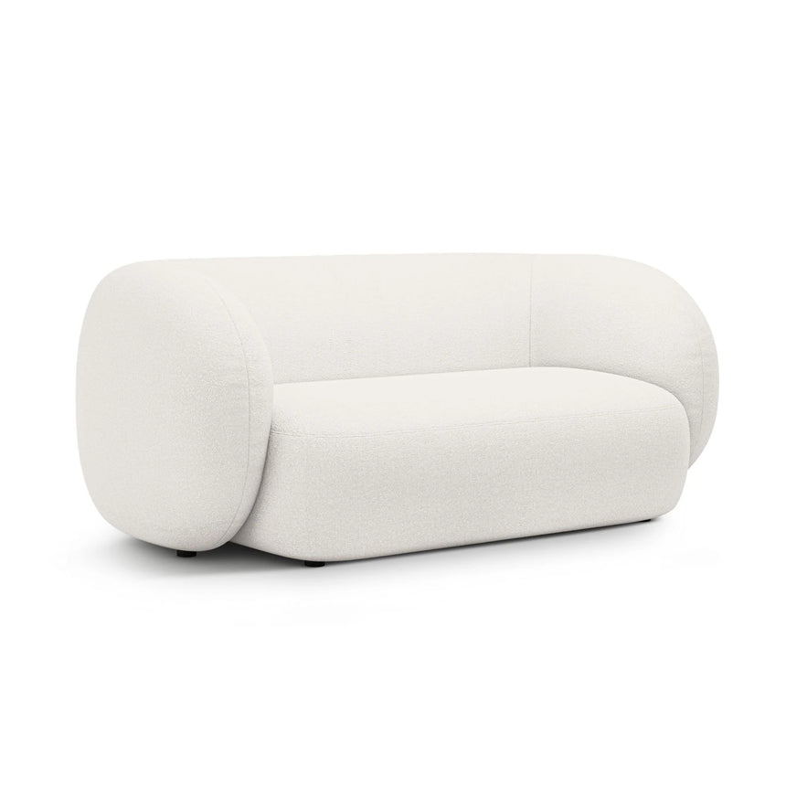 Kate 2-Sitzer Sofa in Samt, Strukturstoff oder Boucle, 183x99 cm – Bild 2
