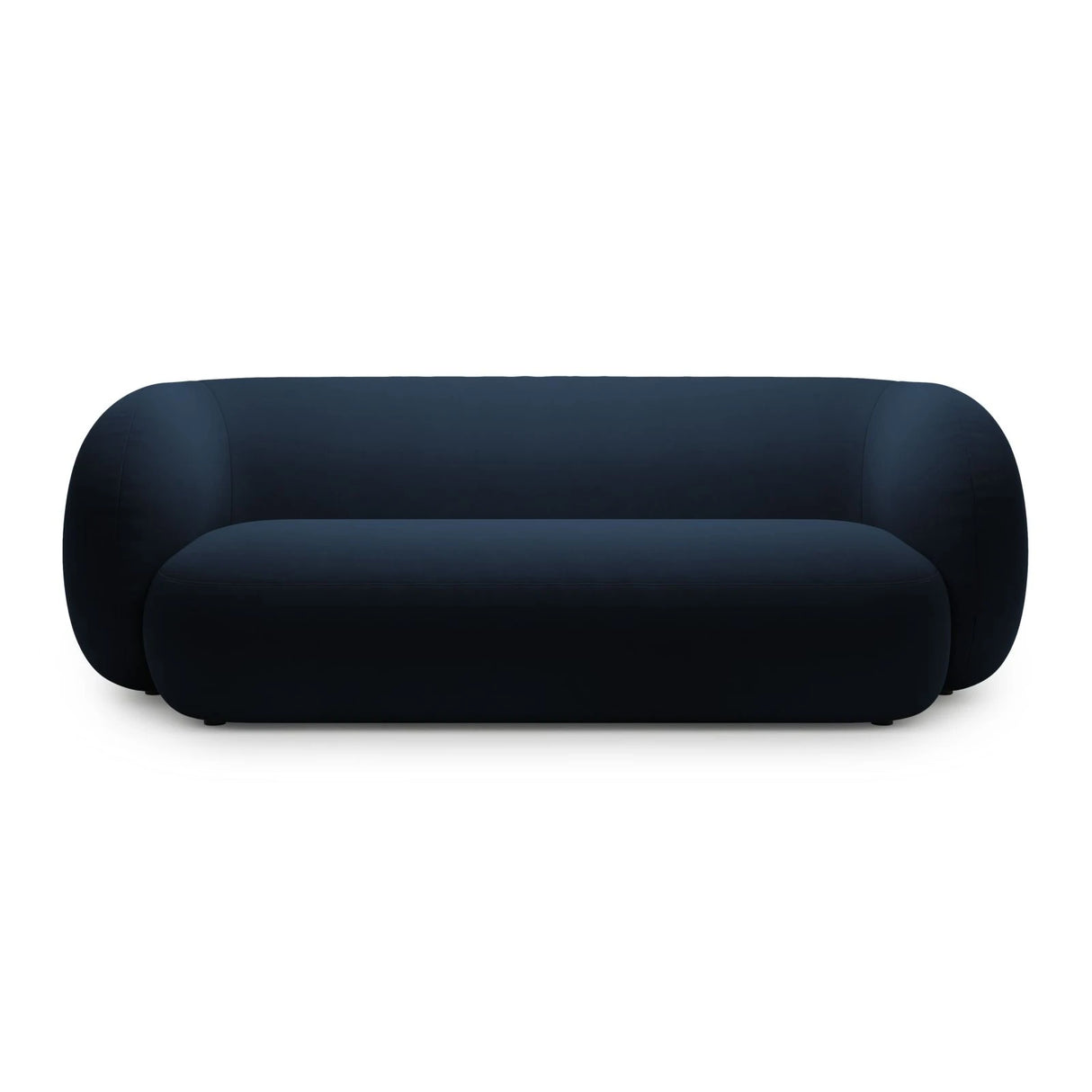 Kate 3-Sitzer Sofa mit Bezug aus Samt (Salvador 05) in Königsblau, 213x99 cm – Bild 1