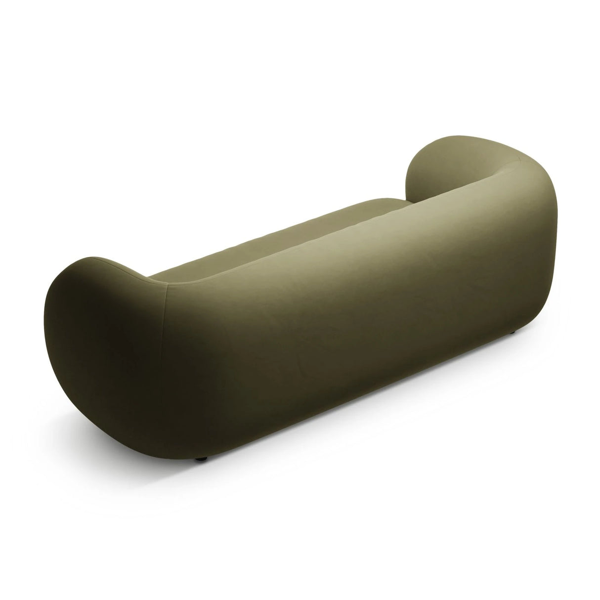 Kate 3-Sitzer Sofa mit Bezug aus Samt (Salvador 08) in Grün, 213x99 cm – Bild 3