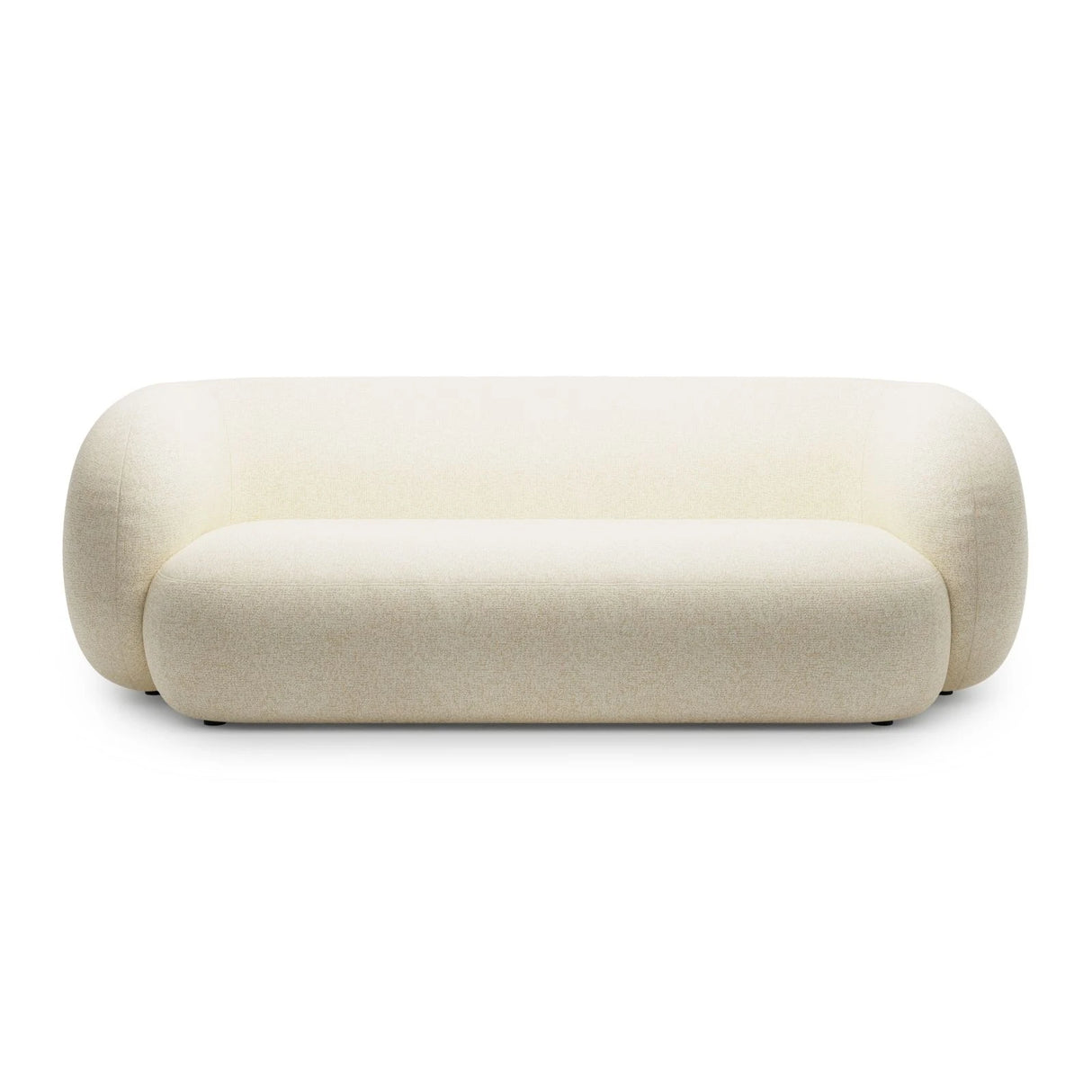 Kate 3-Sitzer Sofa mit Bezug aus Strukturierter Stoff (Puente 03) in Hellbeige melange, 213x99 cm – Bild 1