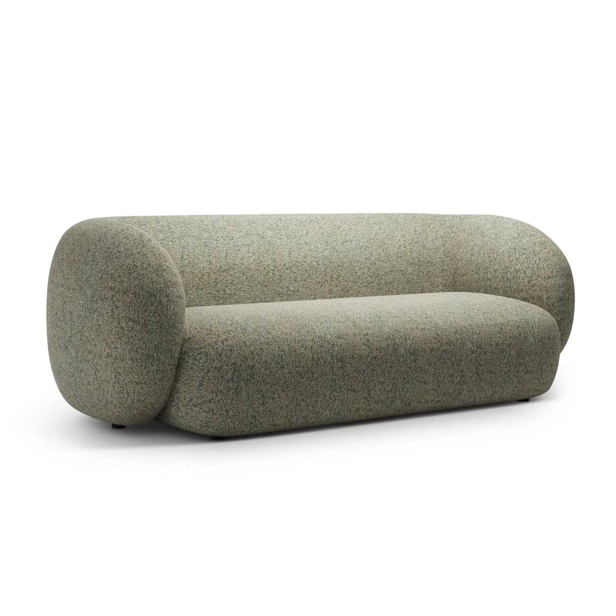 Kate 3-Sitzer Sofa mit Bezug aus Strukturierter Stoff (Puente 33) in Moss Green Melange, 213x99 cm – Bild 2