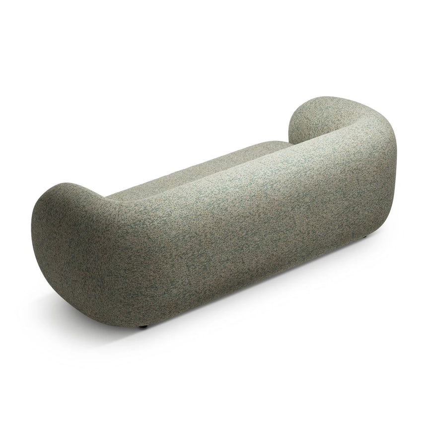 Kate 3-Sitzer Sofa mit Bezug aus Strukturierter Stoff (Puente 33) in Moss Green Melange, 213x99 cm – Bild 3