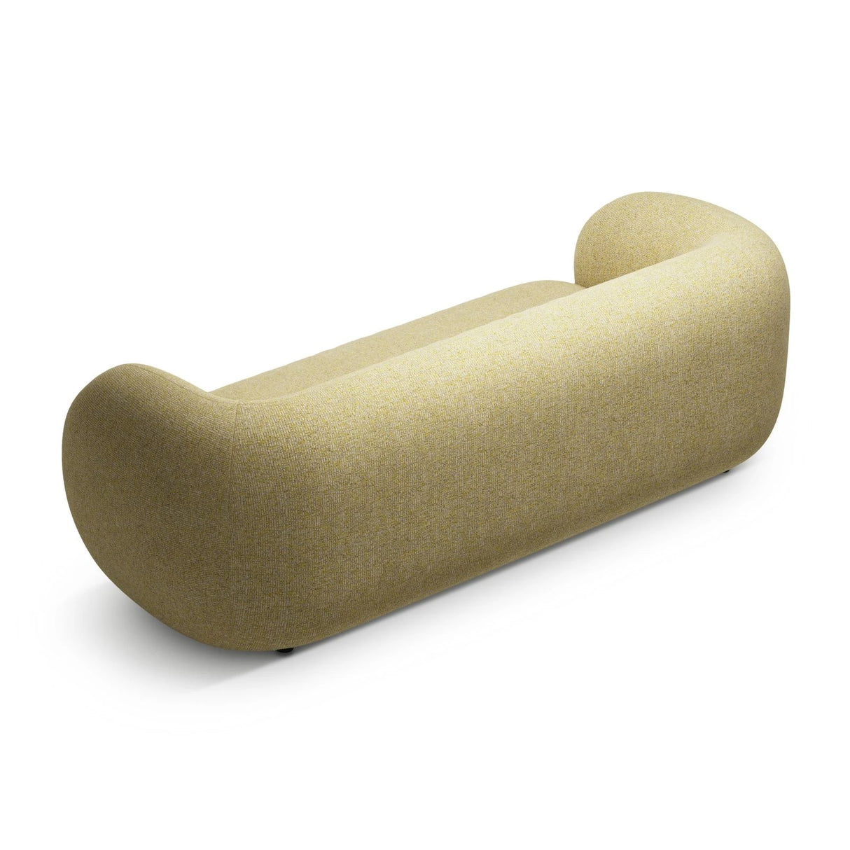 Kate 3-Sitzer Sofa mit Bezug aus Strukturierter Stoff (Puente 41) in Sonnenblume melange, 213x99 cm – Bild 3