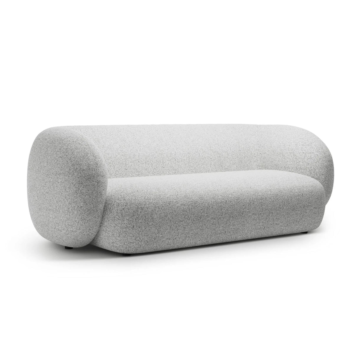 Kate 3-Sitzer Sofa mit Bezug aus Strukturierter Stoff (Puente 80) in Hellgrau melange, 213x99 cm – Bild 2