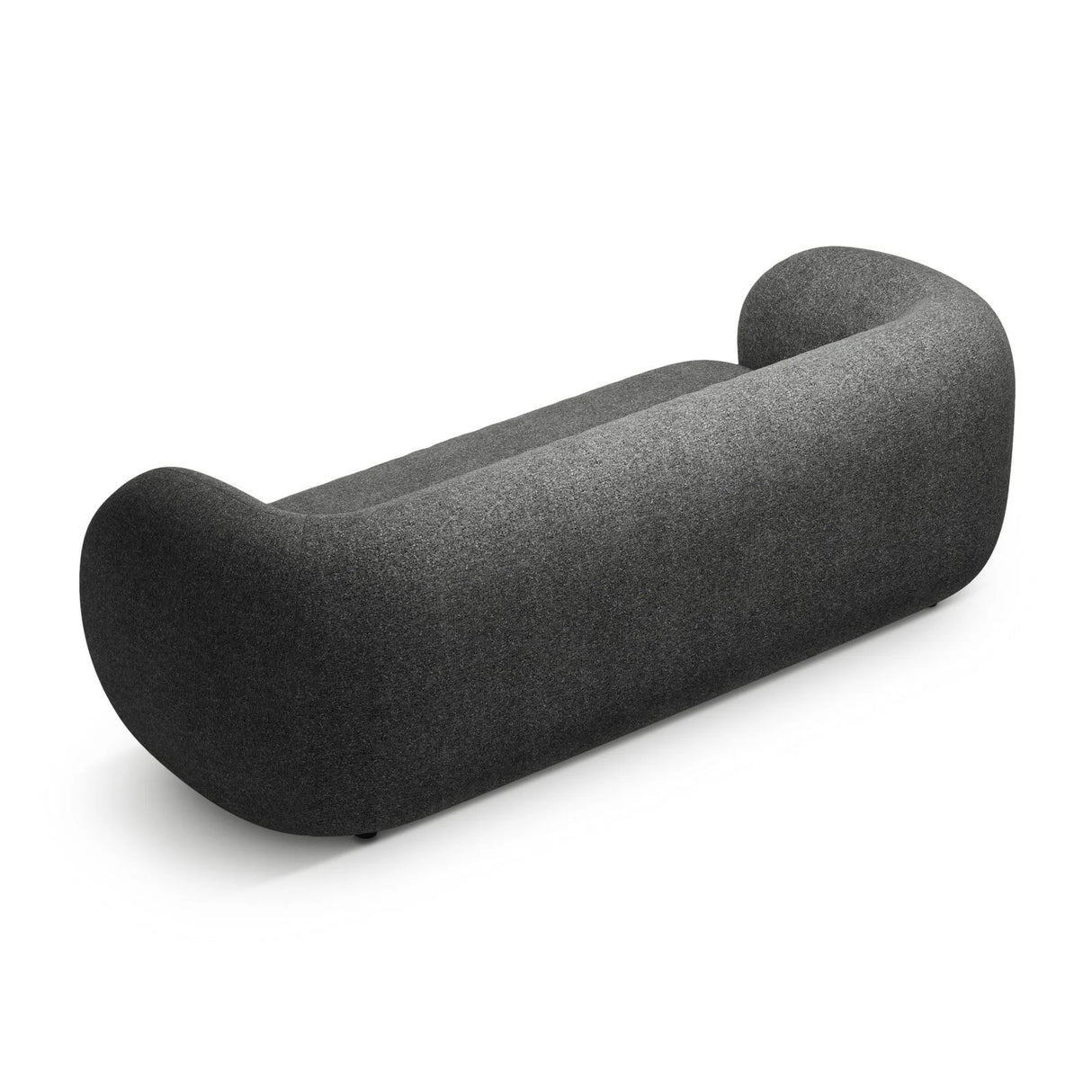 Kate 3-Sitzer Sofa mit Bezug aus Strukturierter Stoff (Puente 94) in Dunkelgrau melange, 213x99 cm – Bild 3