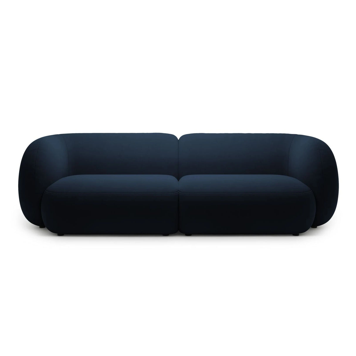 Kate 4-Sitzer Sofa mit Bezug aus Samt (Salvador 05) in Königsblau, 243x99 cm – Bild 1